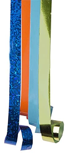 Design Design 268-08944 Blue Lime Orange Mix Curling Ribbon