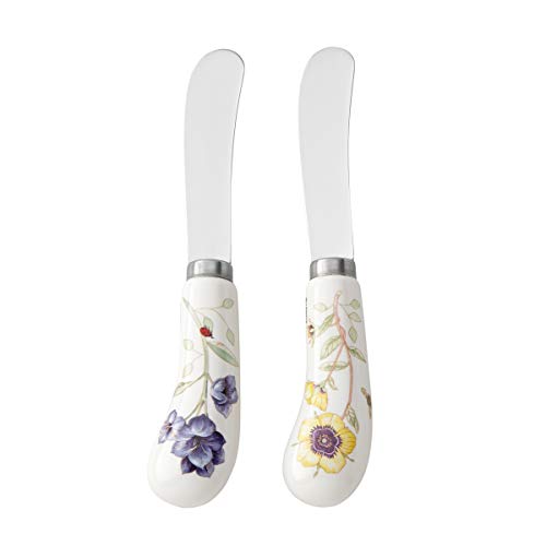 Lenox Butterfly Meadow 2-Piece Spreader Set, 0.35 LB, Multi