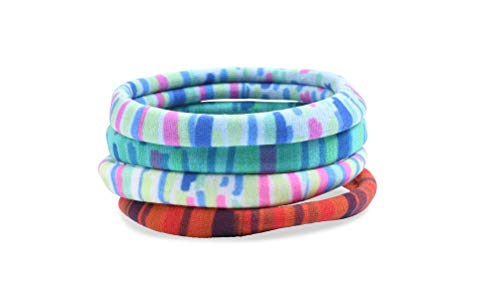 Bamboo Trading Company RH111 Bella Collection Fun Stripe Hair Tie