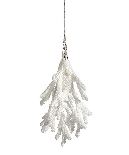 Giftcraft 667044 Wire Coral Flower Hanging Ornament, 7-inch Height