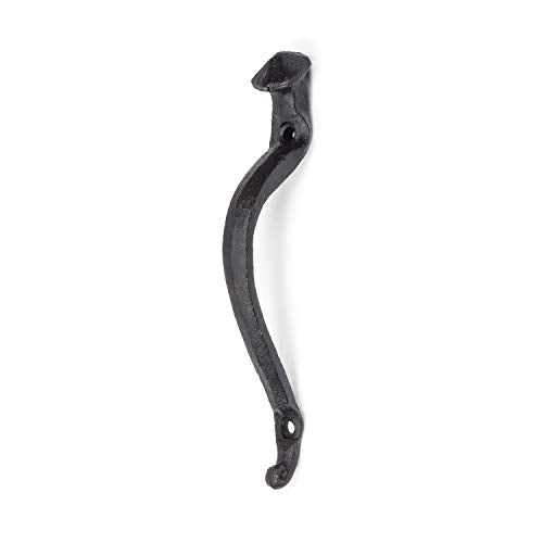 Abbott Collection  27-FOUNDRY-0119 Railway Spike Door Handle, Black