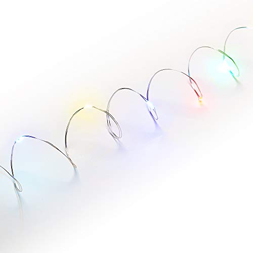 Roman 100L USB MULTICOLOR LED SILVER WIRE 10 FUNCTION 8/16 TIMER