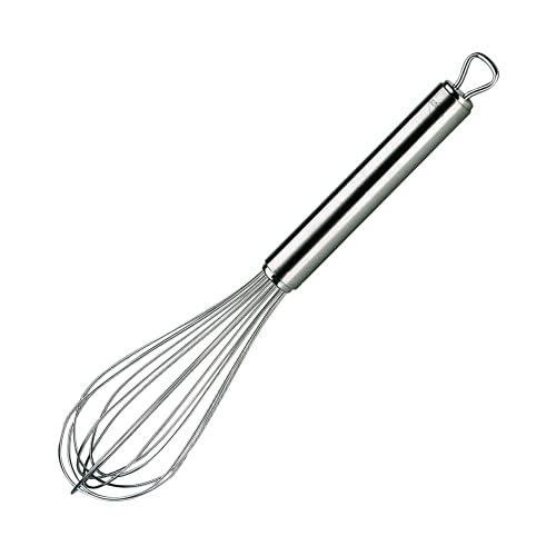 Frieling K√ºchenprofi Stainless Steel Hand Eggs, Batter, and Dough, Metal Whisk for Kitchen Use, 12 Inches, Silver