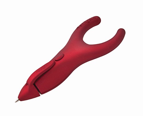 Baumgartens 4-Pack, Red ErgoSof Pens with 2 Refills Per Pen