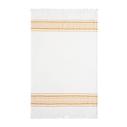 Coucke Yellow Tea towel in cotton, 50X75 cm, Machine Washable