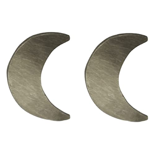 HomArt AREOhome Gia Moon Post Earring, Silver