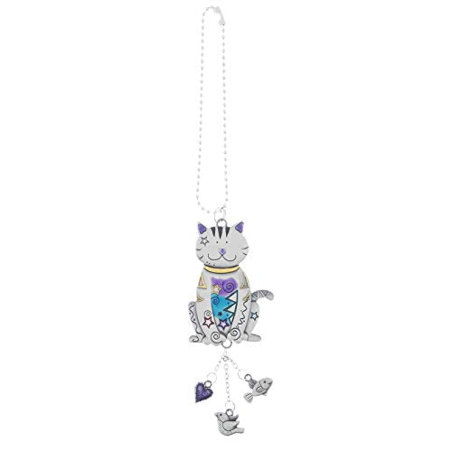 Ganz Color Car Charm, Cat with Dangles, Multi, Medium