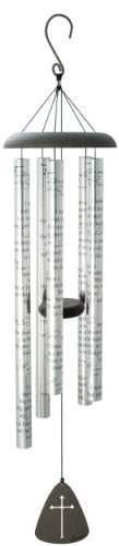 Carson Home Accents Sonnet Wind Chime, 44-Inch, Footprints in the Sand