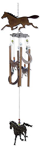 Sunset Vista Designs Horsing Around Horse Wind Chime, Large