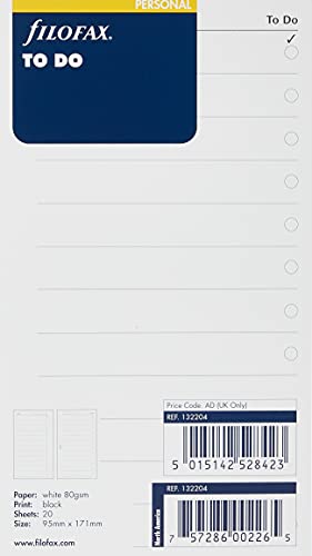 Rediform Filofax To Do List (B132204)
