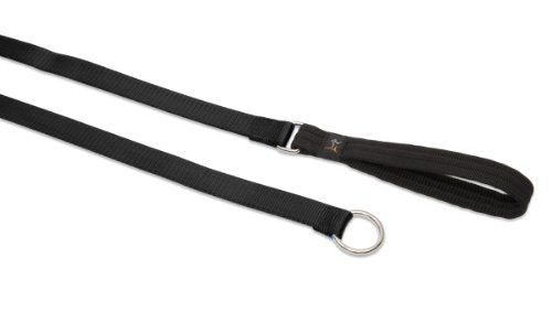 Lupine Pet Basics 1" Black 6-foot Slip Lead/Leash for Medium and Larger Dogs