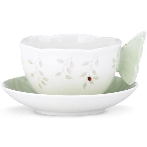 Lenox Butterfly Meadow Fig Grn Cup & Scr