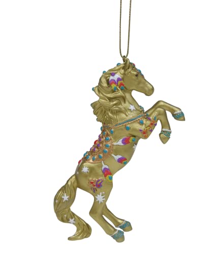 Enesco Trail of Painted Ponies Golden Jewel Pony Ornament, 3.75-inch Height