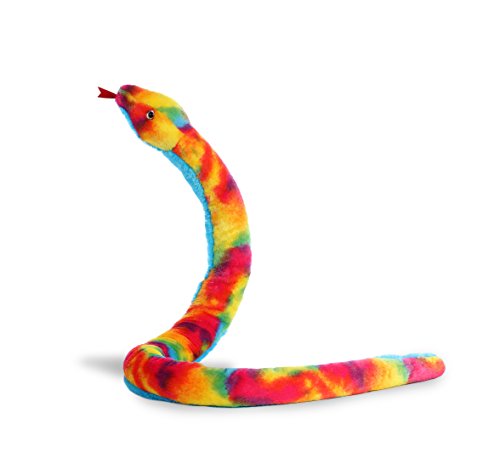 Aurora World Jungle Snake Plush, Rainbow