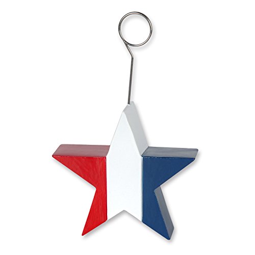 Beistle 50913 Patriotic Star Photo/Balloon Holder