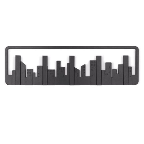 Umbra Skyline Wall-Mount Multi-Hook, Black