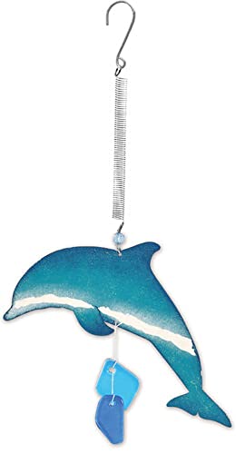 Sunset Vista Designs Dolphin Bouncy, 8.5-inch Height, Home Decor, Ocean, Christmas, Holiday Season