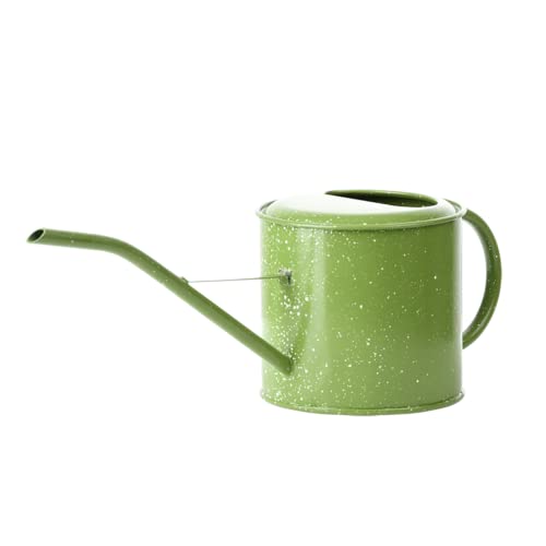 Esschert Design Enamel Look Watering Can, Green