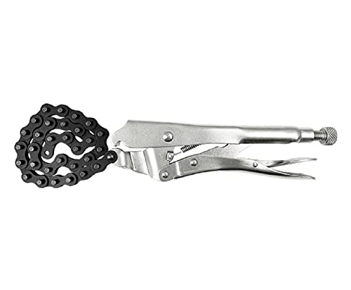 Comfy Hour Jolly Handy Tools Collection Heavy Duty Locking Wrench with 20" Chain American Type, Metal