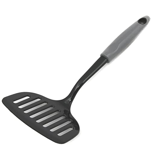 Chef Craft Select Nylon Jumbo Turner/Spatula, 12 inch, Grey