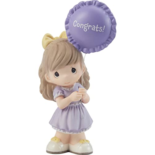 Precious Moments 216008 Congrats! Bisque Porcelain Figurine , White