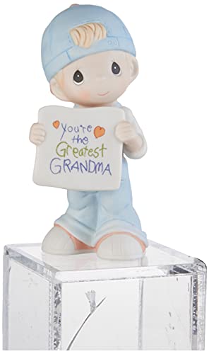 Precious Moments,  You're The Greatest Grandma, Bisque Porcelain Figurine, Boy, 133034