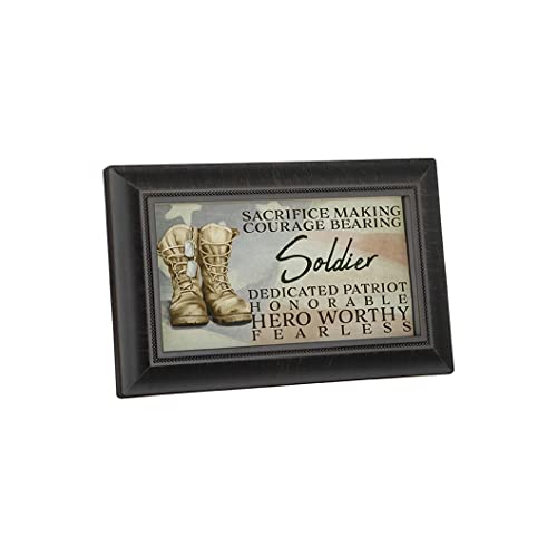 Carson Home Message Bar Framed, 6-inch Length, Small (Soldier)