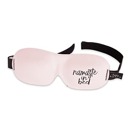 Bucky Ultralight Collection, Contoured Travel and Sleep Eye Mask, Namaste In Bed, One Size,5824