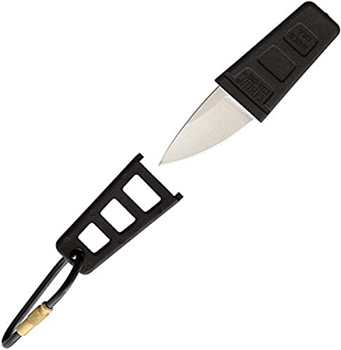Blue Ridge Knives Tekna TEK-XE XTRA-EDGE 1-1/2-Inch Keyring Knife, Black