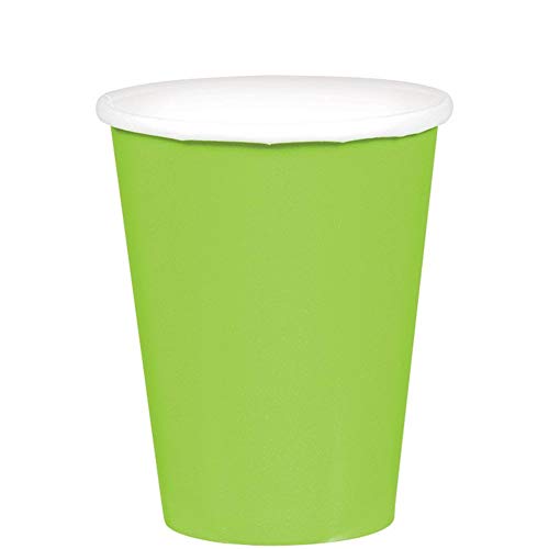 Amscan Kiwi Green Paper Cups, 9 Oz., 20 Ct.