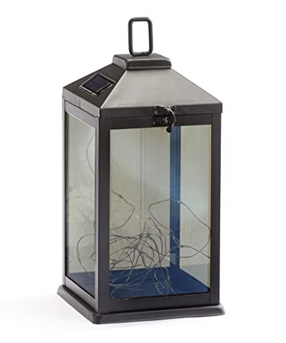 Giftcraft 717939 Hanging Solar Infinity Lantern, 13-inch Height
