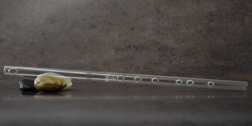 Hall Crystal Flutes 11799 - Inline Glass Flute in G - Clear Glass