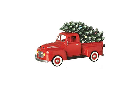 Roman - MUS 10.25" LED FORD 1948 TRUCK LIGHTED TREE B/O W/O BATT