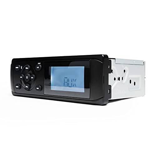 Maxxsonics MB Quart MDR2.0 160 Watt Single DIN Marine Grade Digital Source Receiver Radio with AM/FM/Weather Band, Bluetooth, and USB Connection