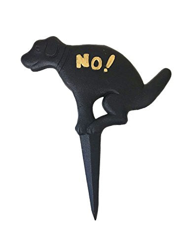 EZ Travel Distribution EZ Travel Collection No Pooping On Grass! Dog Sign (Cast Iron)
