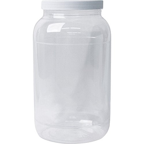 Jacquard Empty Wide Mouth Galoon Plastic Jug-clear