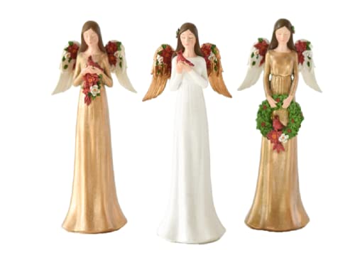 Ganz MX179930 Garden Angel Figurines, Set of 3