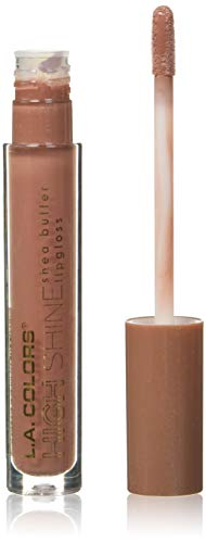 L.A. Girl Colors High Shine Shea Butter Lip Gloss, Fresh, 0.14 Ounce