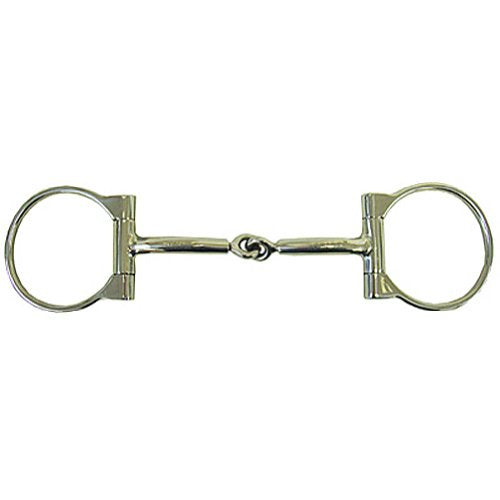 Intrepid International Robart Pinchless Western Snaffle Offset Dee Bit, 4 1/2