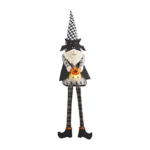 Mud Pie Light-Up Dangle Leg Bat Gnome, 51-inch