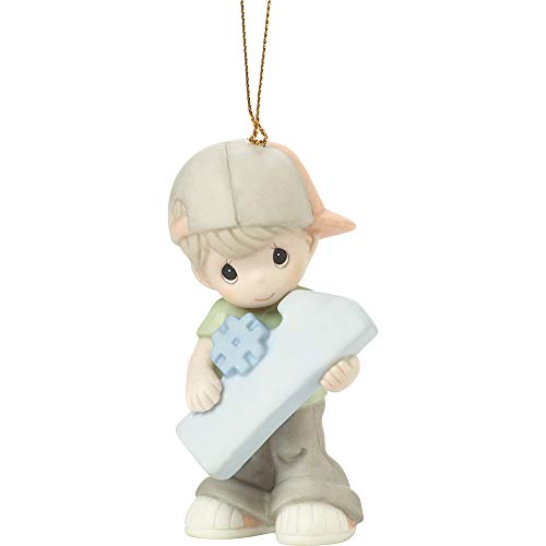 Precious Moments Number One Boy Ornament, Multi