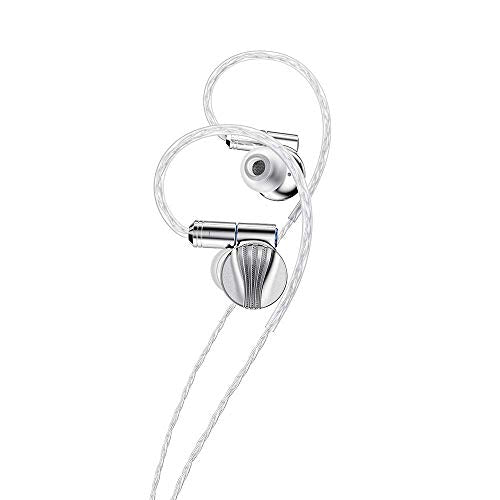 FiiO FD5 Headphone Earphones High Resolution 1DD Earbuds Wired Bass Heavy with Swappable Plug 2.5mm/3.5mm/4.4mm for Smartphones/PC/Laptop/Tablet Beryllium-Coated DLC