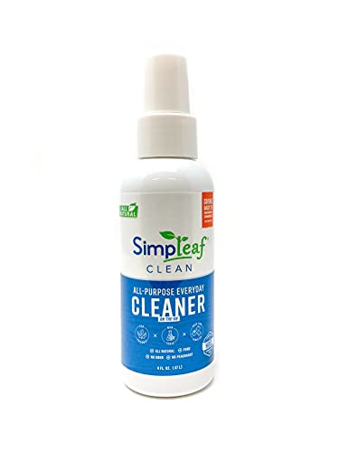 Simpleaf Brands Clean All-Purpose Everyday Cleaner | Non-Toxic | Eco-Friendly | Safe for Kids and Pets | Unscented 4oz