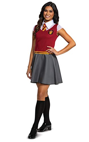 Disguise Harry Potter Gryffindor Dress Teen Girls Costume, Red & Gray, XL (14-16)