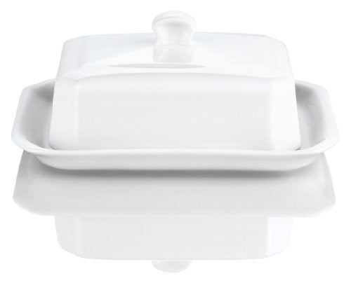 Pillivuyt Large Butter Tray with Cover, European Style