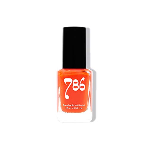 786 Cosmetics Breathable Nail Polish - Vegan Nail Polish, Cruelty-Free, Healthy, Halal Nail Polish, Fast-Drying Nail Polish (Valencia)