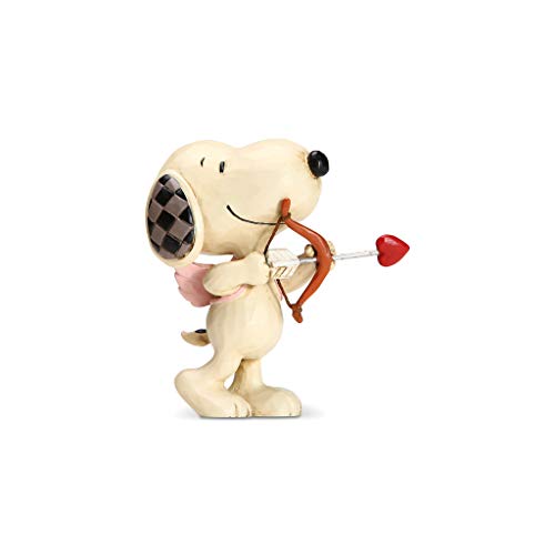 Enesco Peanuts by Jim Shore Snoopy Mini Love or Cupid Figurine, 1-inch high