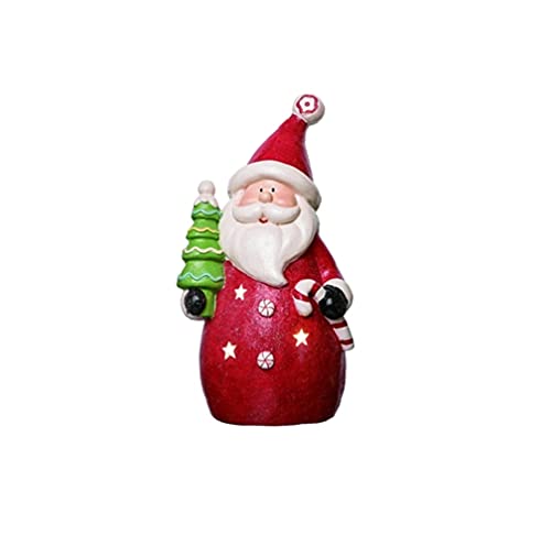 Transpac Y9720 Light Up Round Santa Decor, 18.50-inch Height, MGO