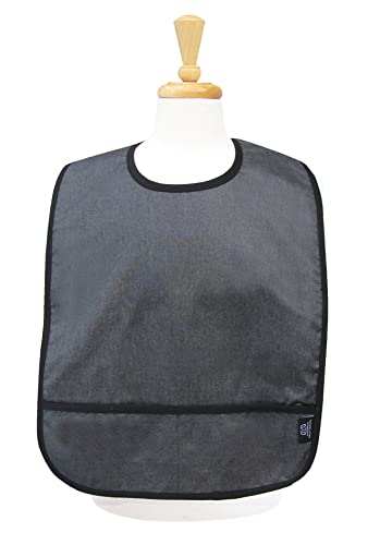 Two Lumps of Sugar APL0405-4BLK Black Denim Nibble & Dribble