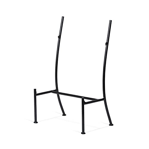 Park Hill Collection Large Plate Stand with Black Finish EHC30137